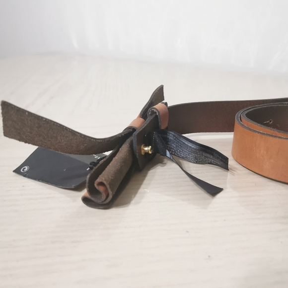 NWT! Massimo Dutti Leather Bow Belt - Picture 5 of 10